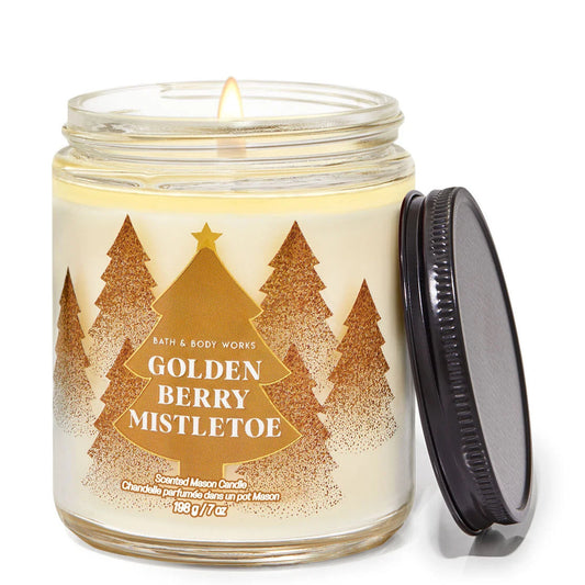 B&BW Vela Pequeña GOLDEN BERRY MISTLETOE