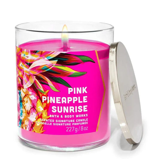 B&BW Vela Pequeña PINK PINEAPPLE SUNRISE