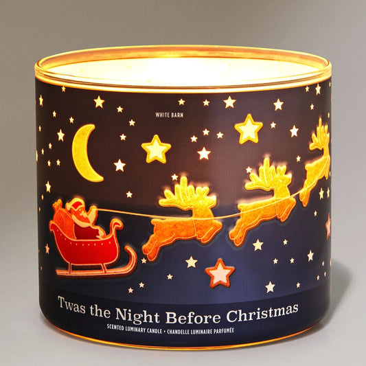 B&BW Vela Pequeña TWAS THE NIGHT BEFORE CHRISTMAS