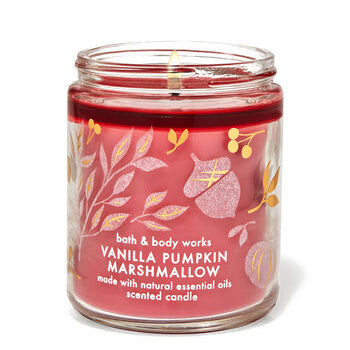 B&BW Vela Pequeña VANILLA PUMPKIN MARSHMALLOW