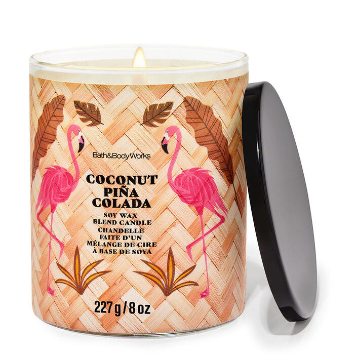 B&BW vela pequeña coconut pina colada