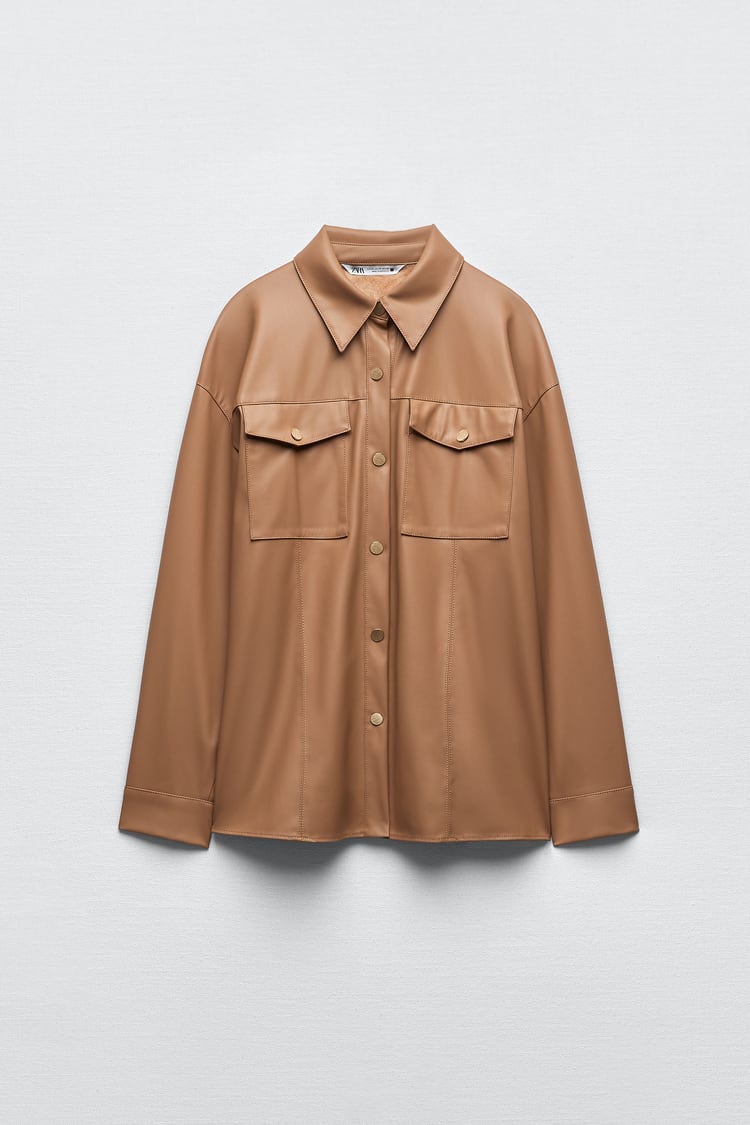 Leather Overshirt