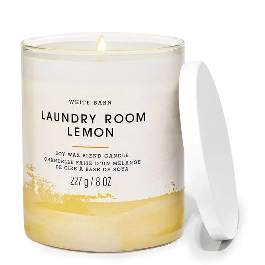 B&BW vela pequeña laundry room lemon