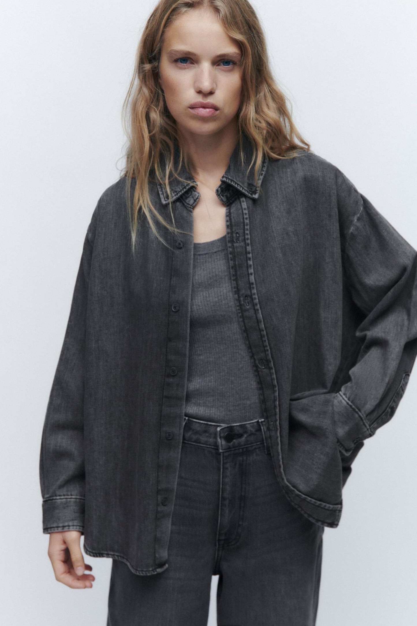 Camisa Denim Oversize