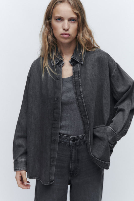 Camisa Denim Oversize