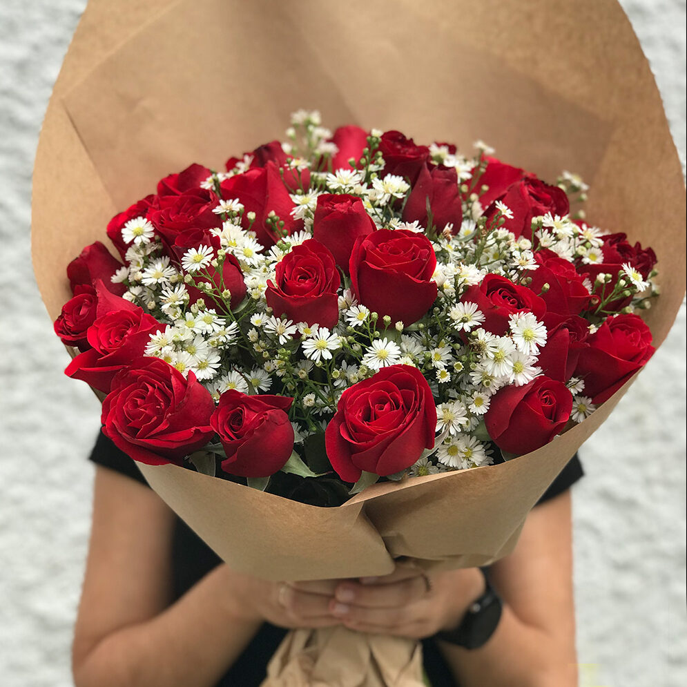 Rosas arregladas