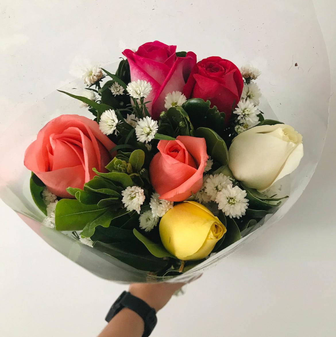 Rosas arregladas