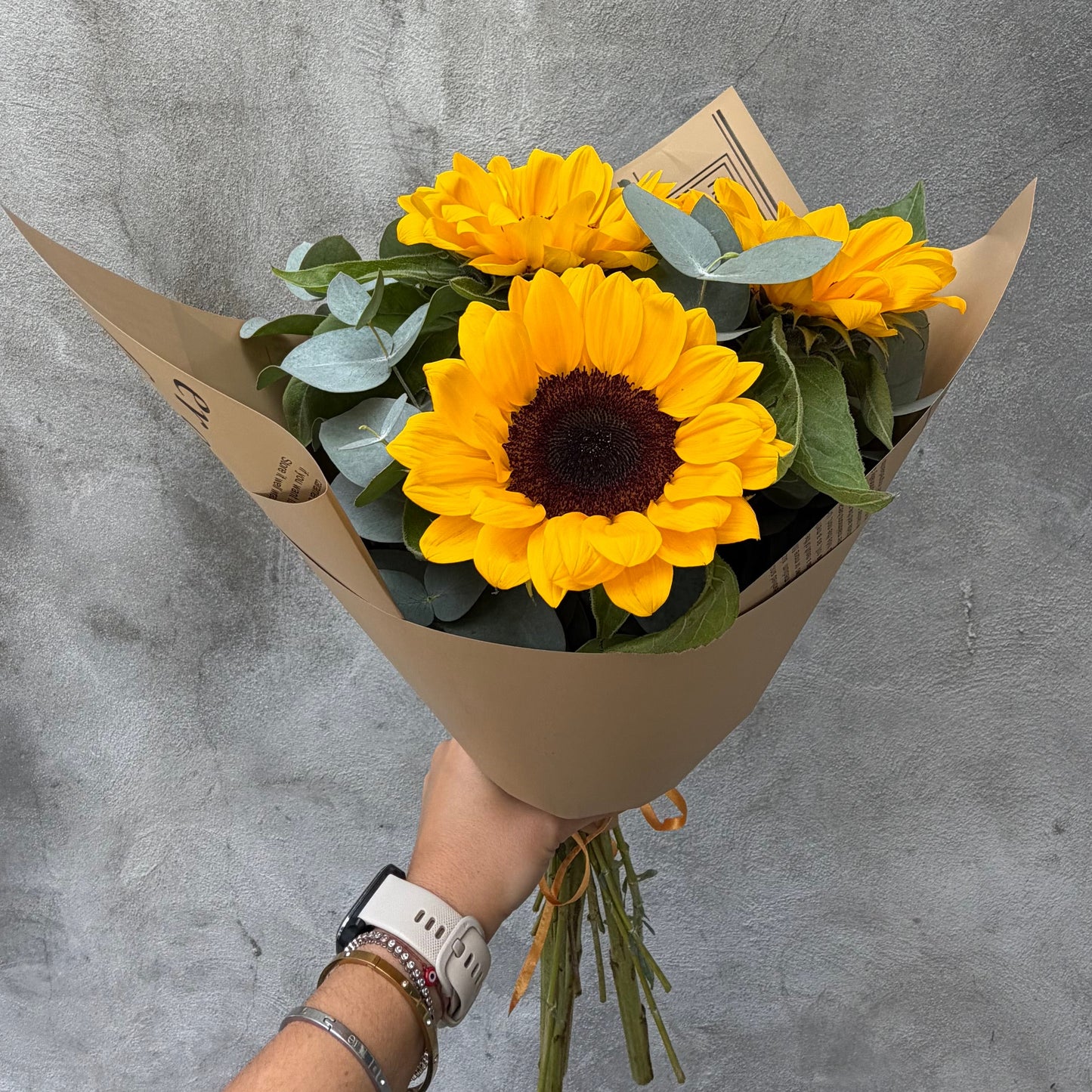 Girasoles arreglados