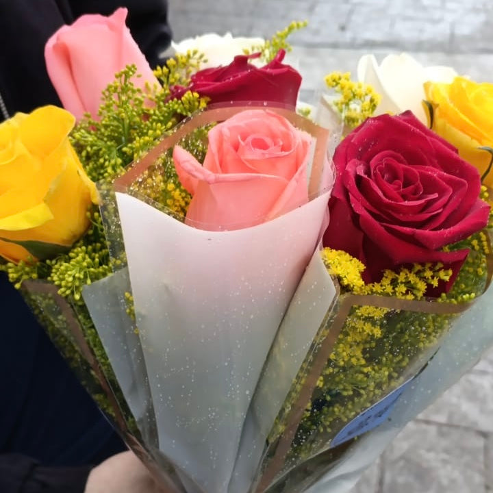 Rosas arregladas