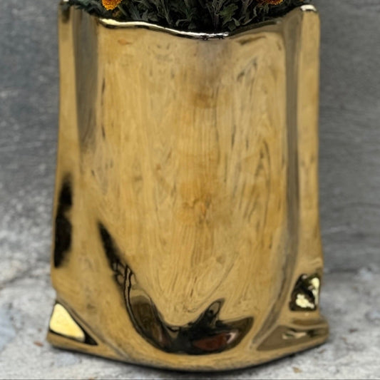 Bolsa Dorada [florero]