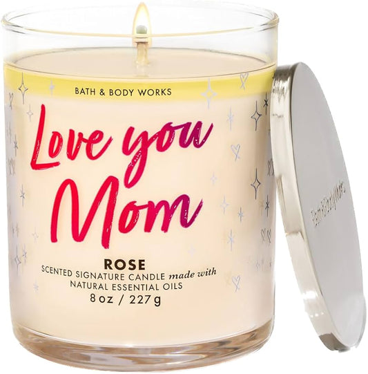 B&BW Vela Pequeña ROSE [LOVE YOU MOM]