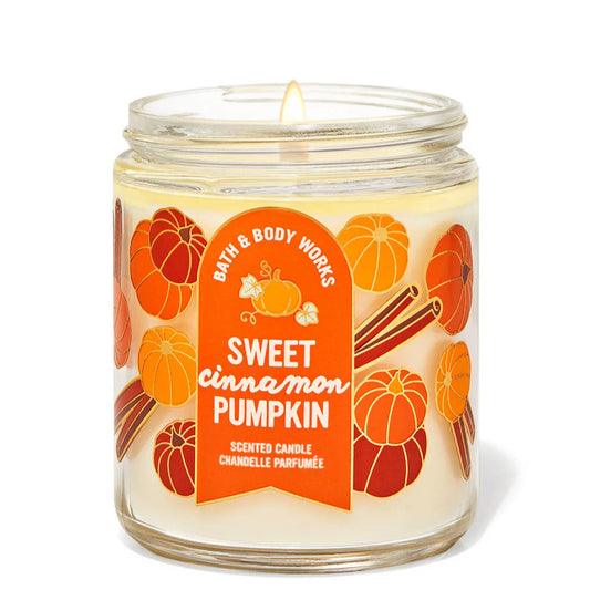 B&BW Vela Pequeña SWEET CINNAMON PUMPKIN